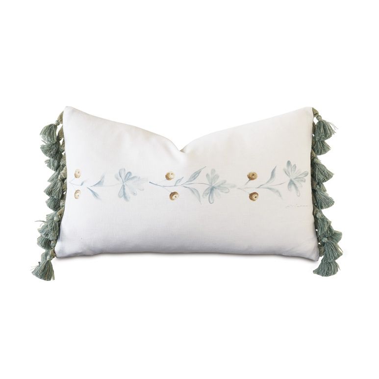 Stockholm Handpainted Decorative Pillow