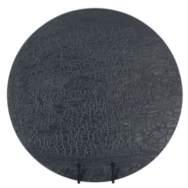Tree Texture Charger-Matte Black