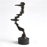 Wind Blown Sculpture-Bronze-Lg