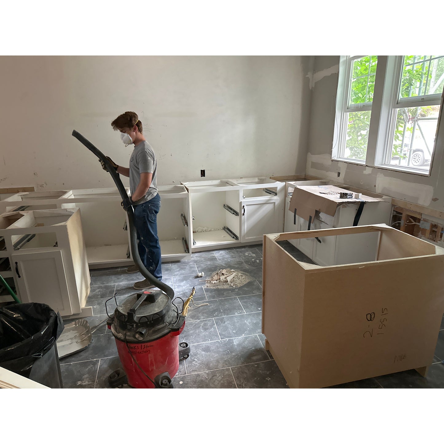 Prep Kitchen cabinets