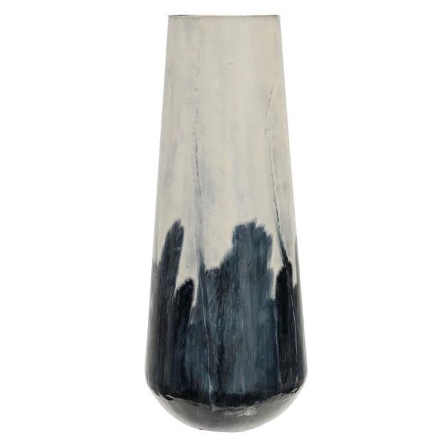 Azure Metal Vase - Medium