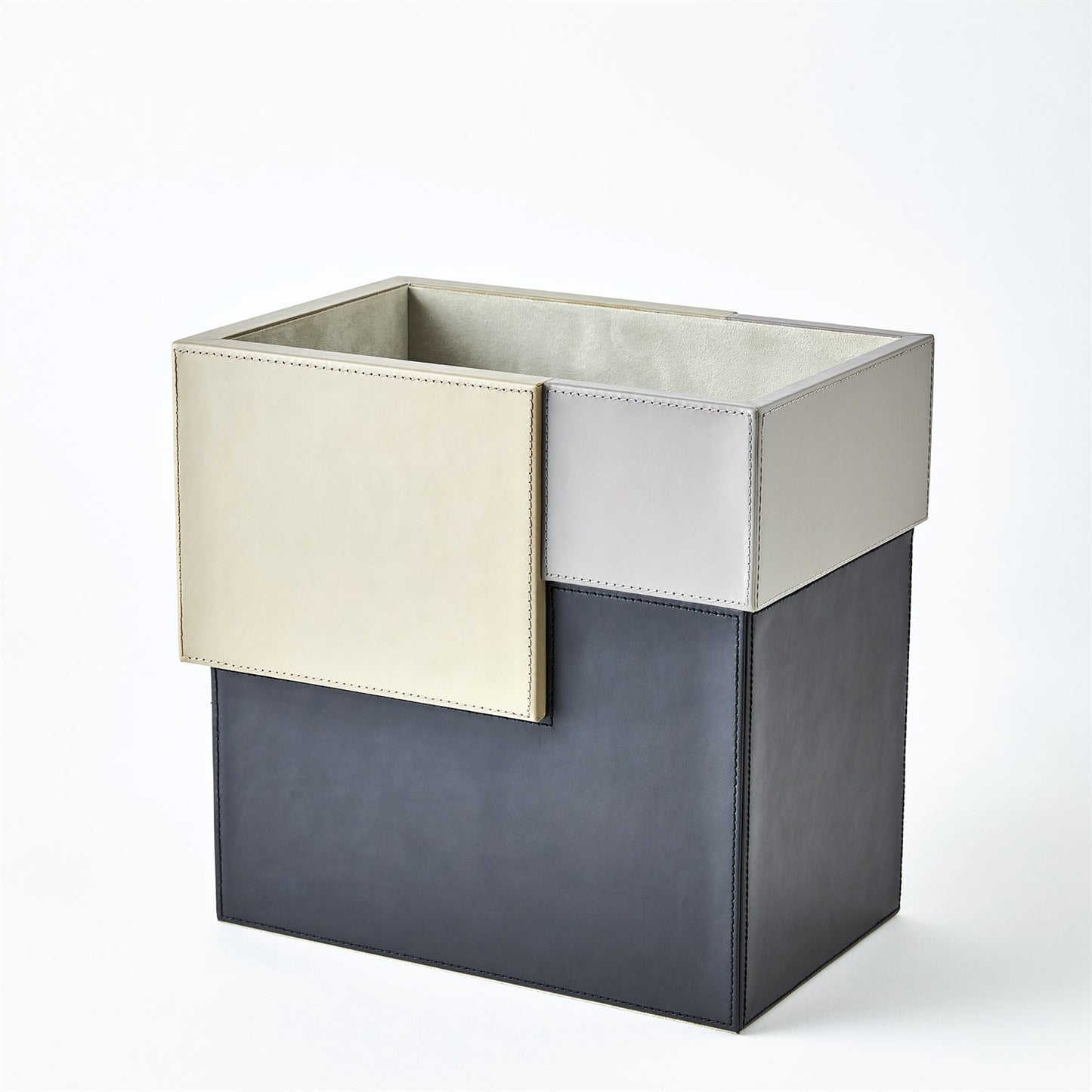 Piet Tri-Color Wastebasket