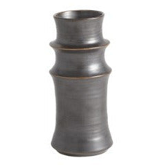 Cylinder Vase-Gunmetal-Sm