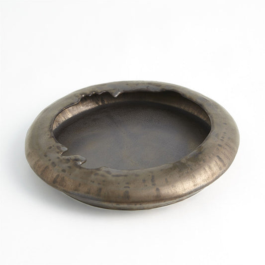 Primitive Low Bowl-Bronze