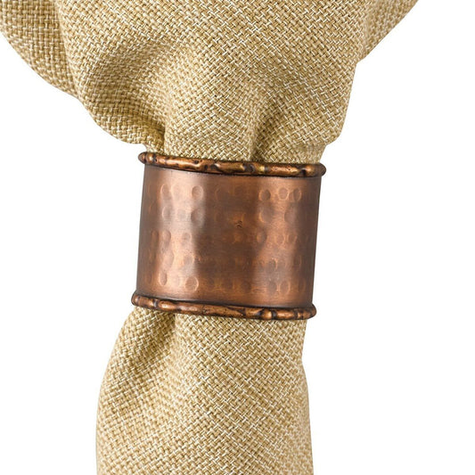 Ranch Copper Napkin Rings - Set of 4